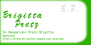brigitta pretz business card